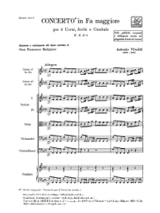 Concerto en Fa Maj. - F. 10 N° 2 - VIVALDI - Partition - Grand format